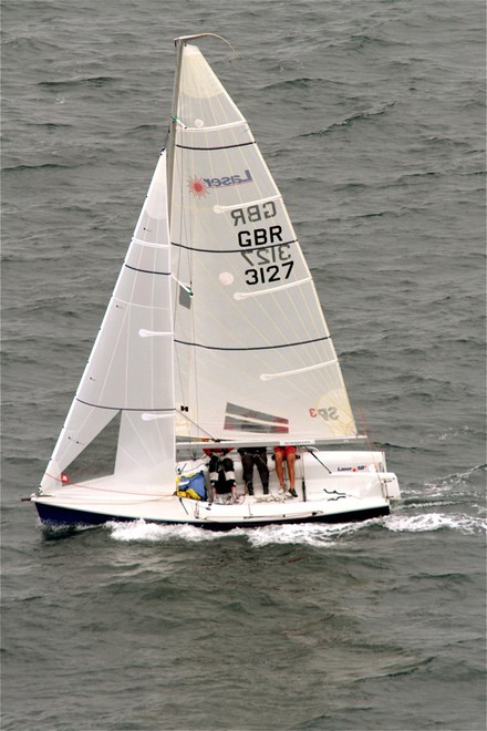 Foreign Object is well placed in the sports boat division - 2012 Lipton Cup © Bernie Kaaks